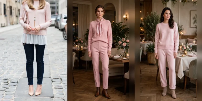 50 Soft Pink Knit Outfits for February Outings That Are Chic, Romantic and Easy to Wear