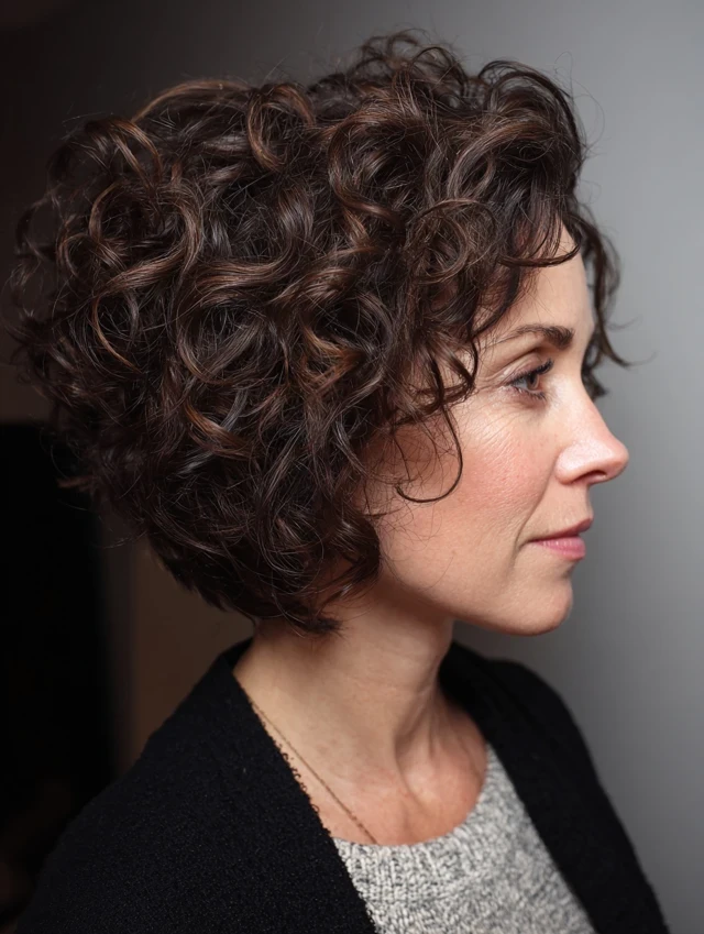 Short Gentle Bends With Soft Curls
