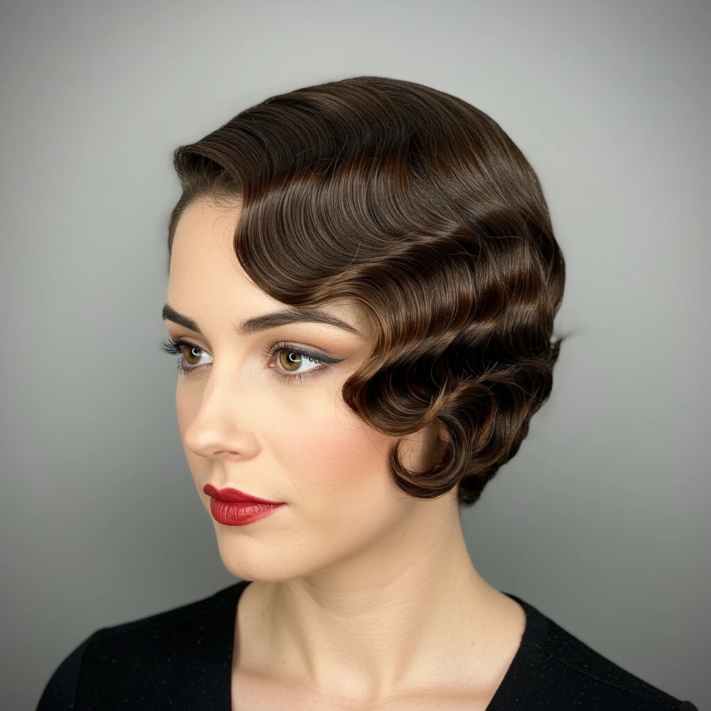 Romantic Short Waves With A Glossy Shine