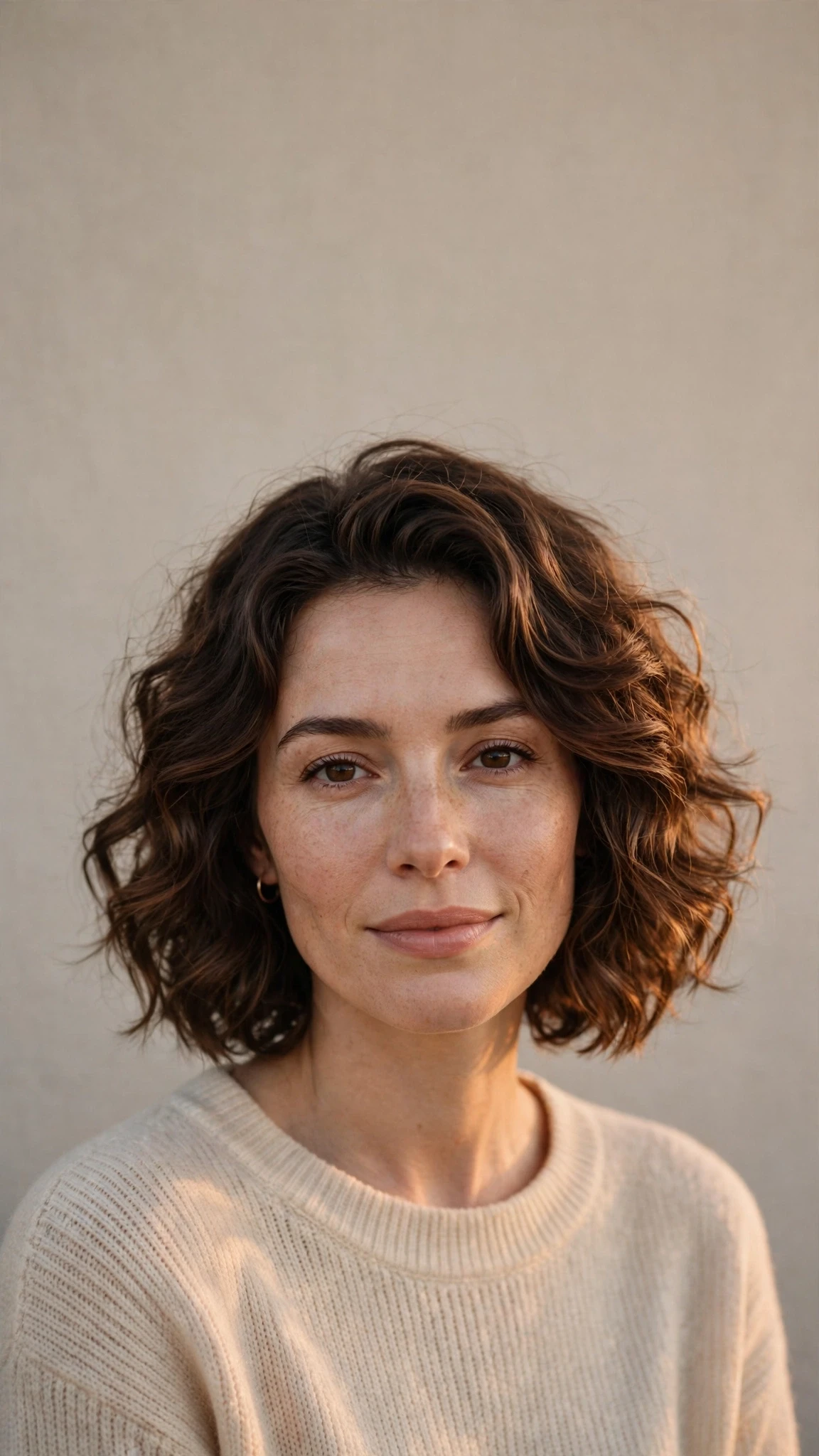 Romantic Short Waves With Soft Curls