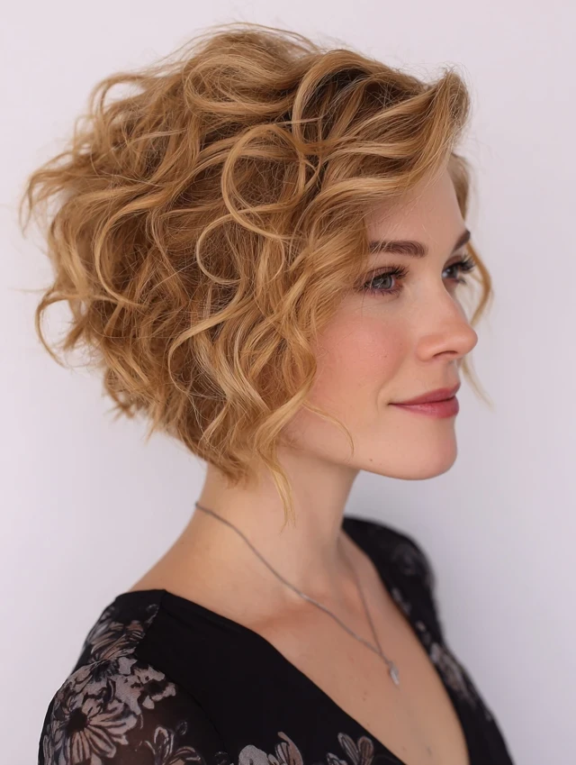 Soft Short Curls With Soft Curls