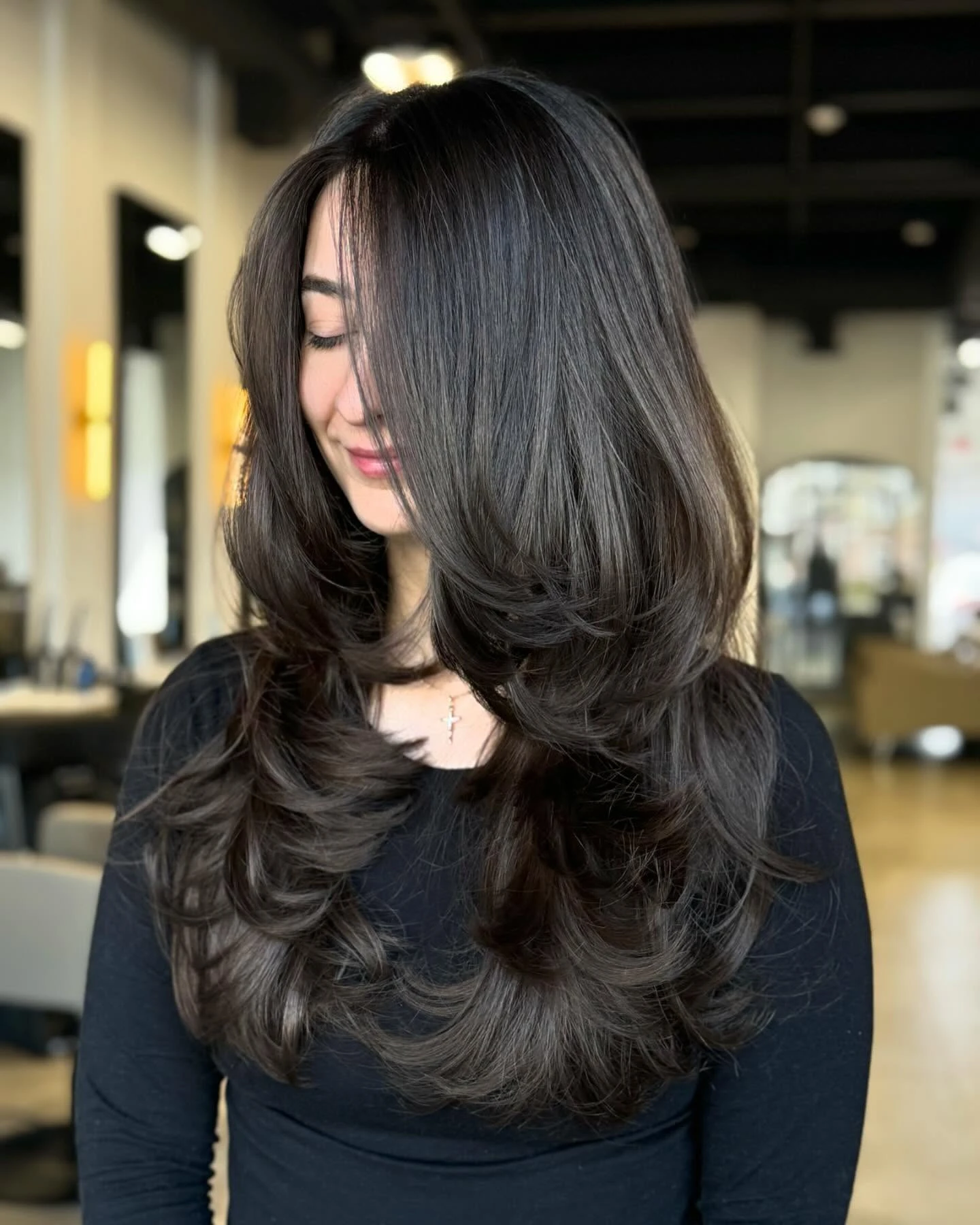 Glossy Romantic Layers With A Serum Shine