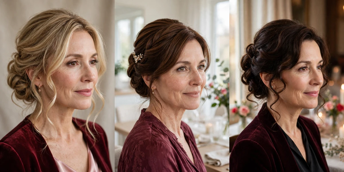 20 Soft Valentine Updos for Women Over 40 for Dinner Dates That Feel Effortless and Pretty