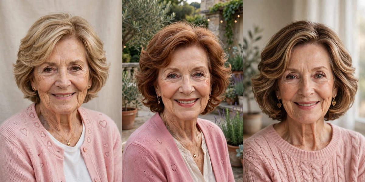 28 Soft Valentine Waves for Women Over 70 with a Short Layered Cut That Are Chic and Easy