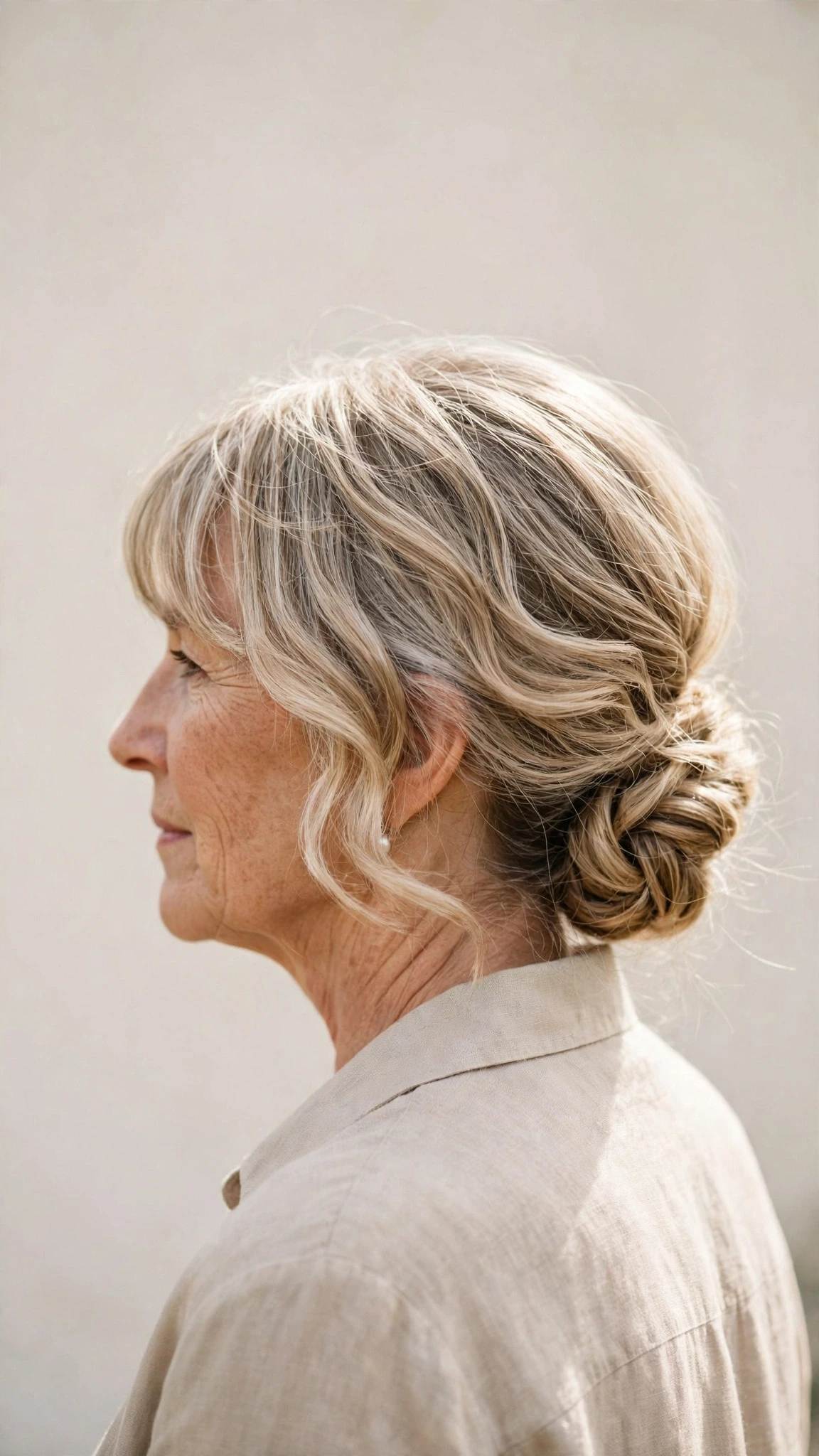 Spring Chignon Hairstyles For Spring Weddings With A Relaxed Lived-In Wave, Curtain Pieces And A Fresh Salon Shine