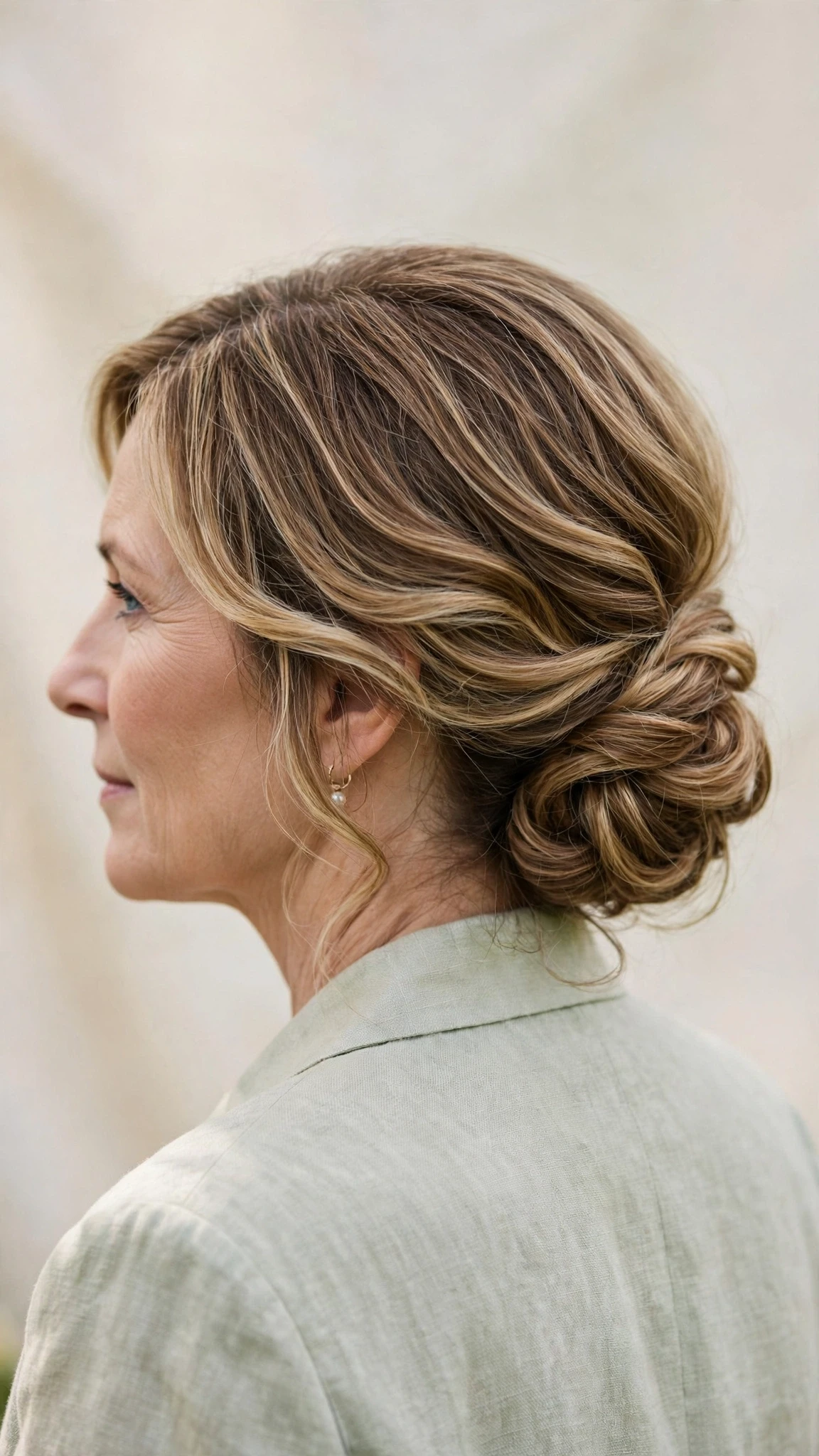 Spring Chignon Hairstyles For Spring Weddings With Soft Waves, Graduated Layers And Soft Golden Pieces
