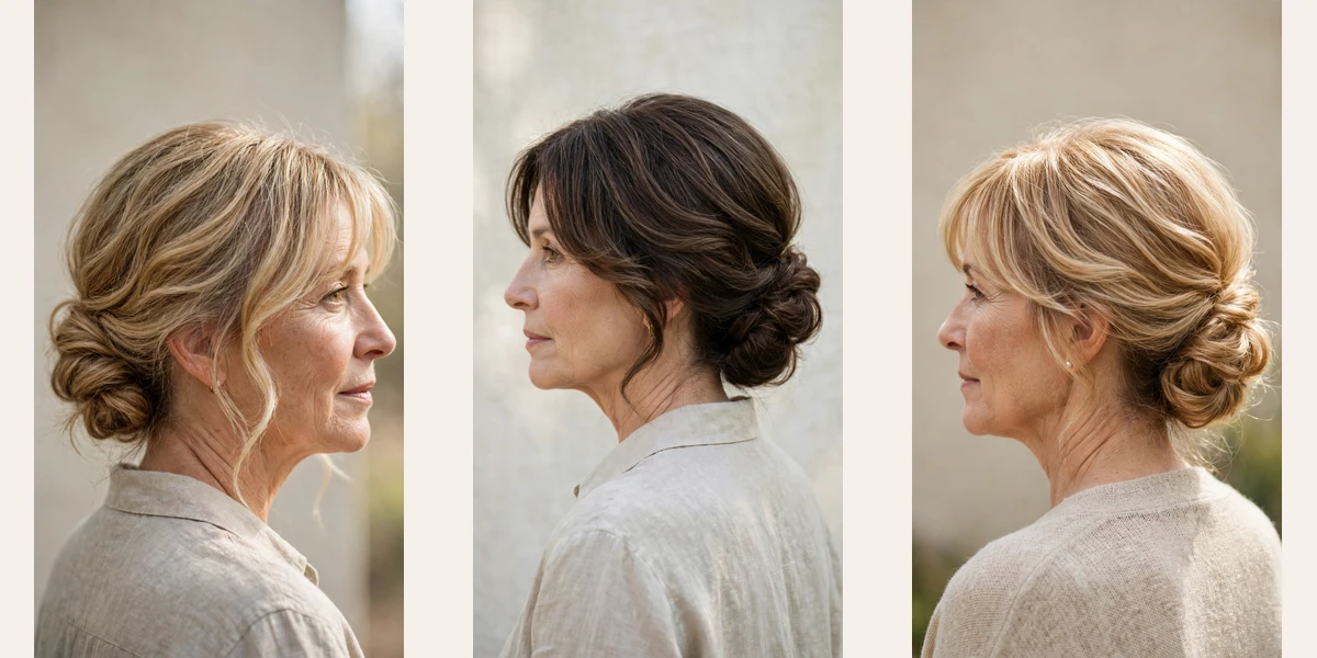 18 spring chignon hairstyles for women over 50 with fine hair and volume