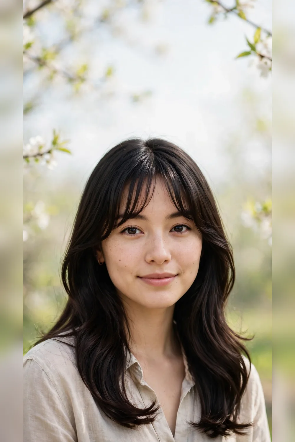 Spring Curtain Bang Hairstyles With Inward Flicks
