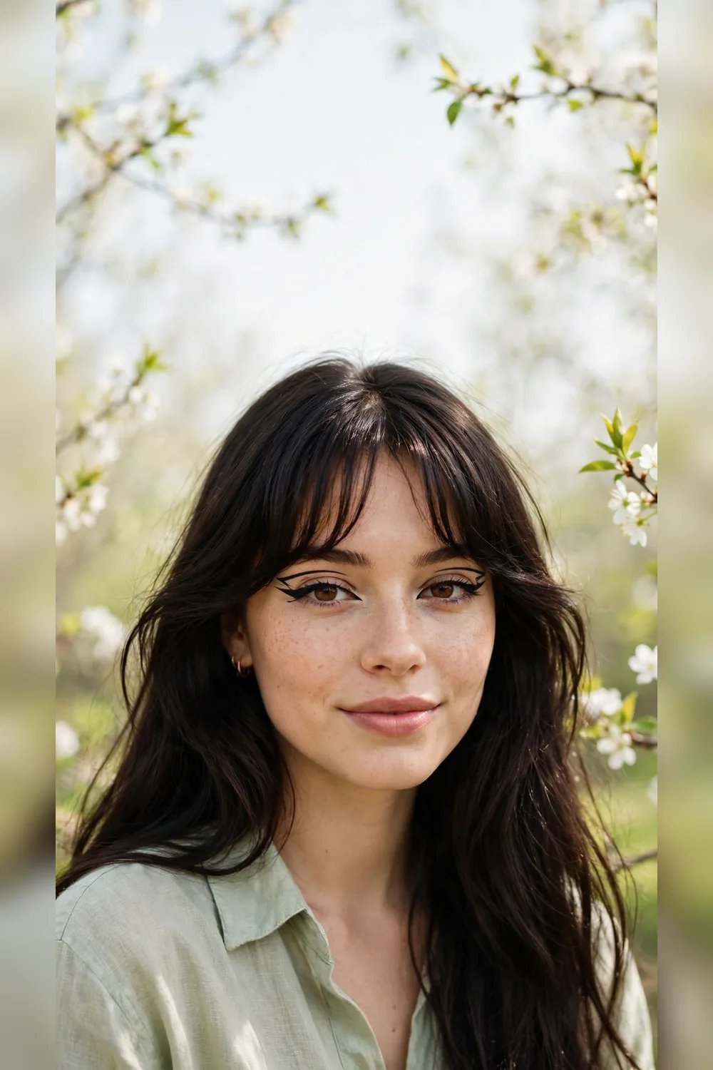 50 Spring Curtain Bang Hairstyles for Women in Their 20s with Long Layers That Feel Fresh, Flattering and Easy to Wear 7 Spring Curtain Bang Hairstyles With a Bold Finish