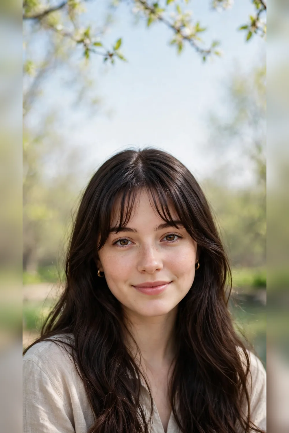 50 Spring Curtain Bang Hairstyles for Women in Their 20s with Long Layers That Feel Fresh, Flattering and Easy to Wear 10 Spring Curtain Bang Hairstyles With Curtain Bangs
