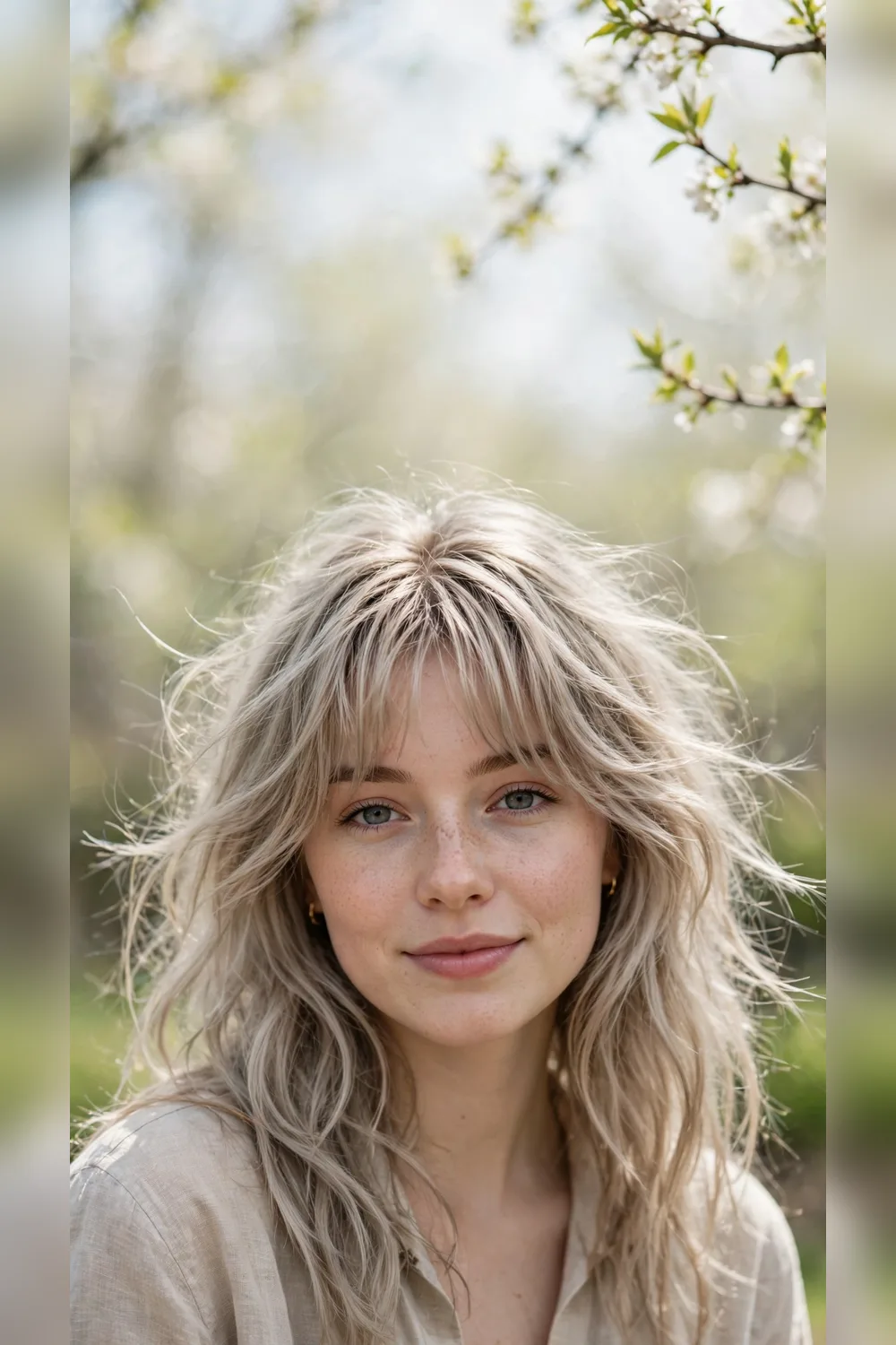 50 Spring Curtain Bang Hairstyles for Women in Their 20s with Long Layers That Feel Fresh, Flattering and Easy to Wear 24 Spring Curtain Bang Hairstyles With Tousled Movement
