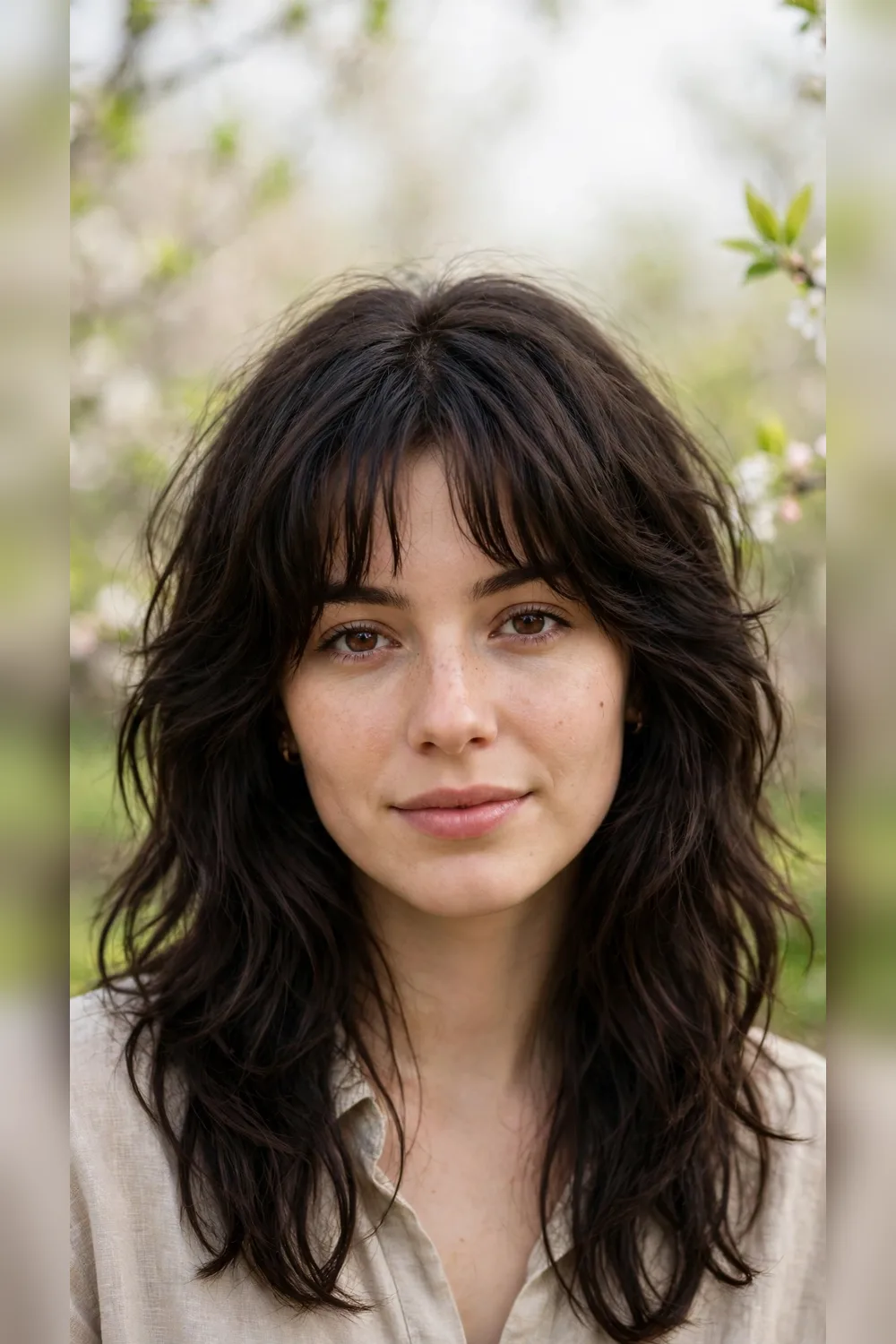 50 Spring Curtain Bang Hairstyles for Women in Their 20s with Long Layers That Feel Fresh, Flattering and Easy to Wear 25 Spring Curtain Bang Hairstyles With a Shag Finish