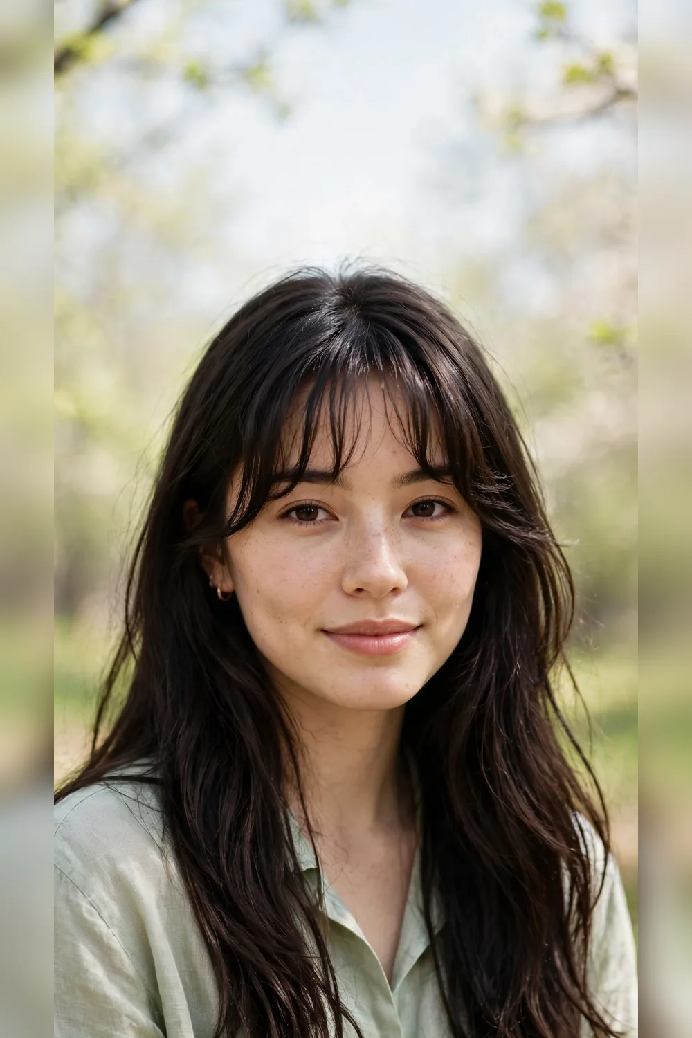 50 Spring Curtain Bang Hairstyles for Women in Their 20s with Long Layers That Feel Fresh, Flattering and Easy to Wear 27 Spring Curtain Bang Hairstyles With a Piecey Fringe