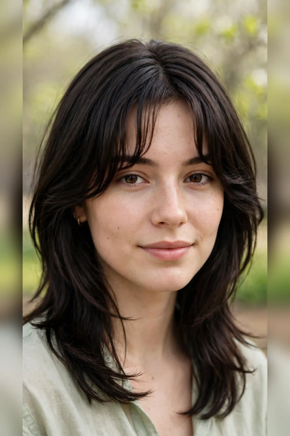 50 Spring Curtain Bang Hairstyles for Women in Their 20s with Long Layers That Feel Fresh, Flattering and Easy to Wear 33 Spring Curtain Bang Hairstyles With an Undercut Detail