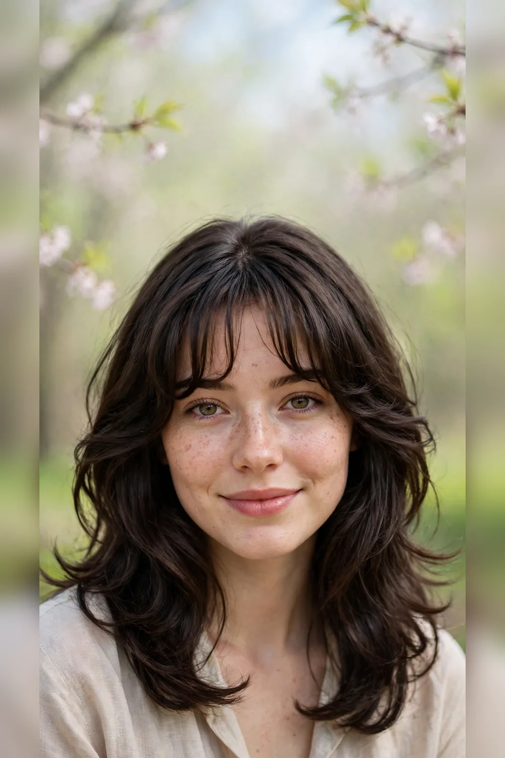 50 Spring Curtain Bang Hairstyles for Women in Their 20s with Long Layers That Feel Fresh, Flattering and Easy to Wear 37 Spring Curtain Bang Hairstyles With Fine-Hair Volume