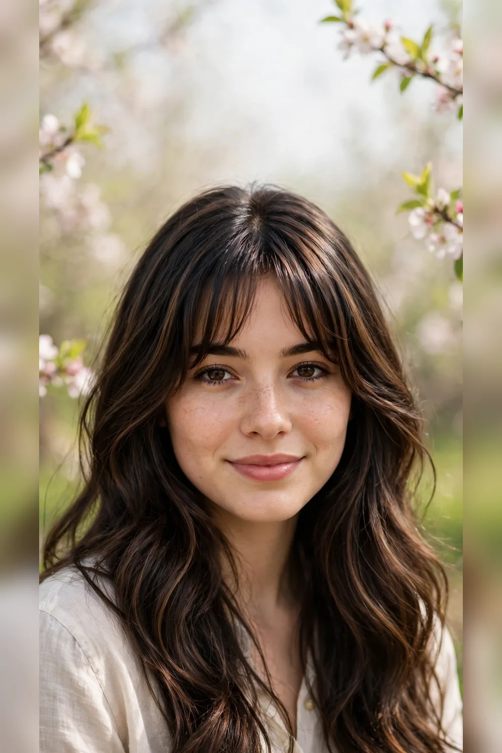 50 Spring Curtain Bang Hairstyles for Women in Their 20s with Long Layers That Feel Fresh, Flattering and Easy to Wear 39 Spring Curtain Bang Hairstyles With Dimensional Colour