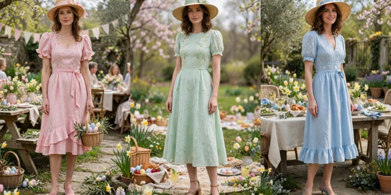 28 Spring Easter Outfits with a Hat for Outdoor Gatherings That Are Fresh, Chic and Easy to Wear