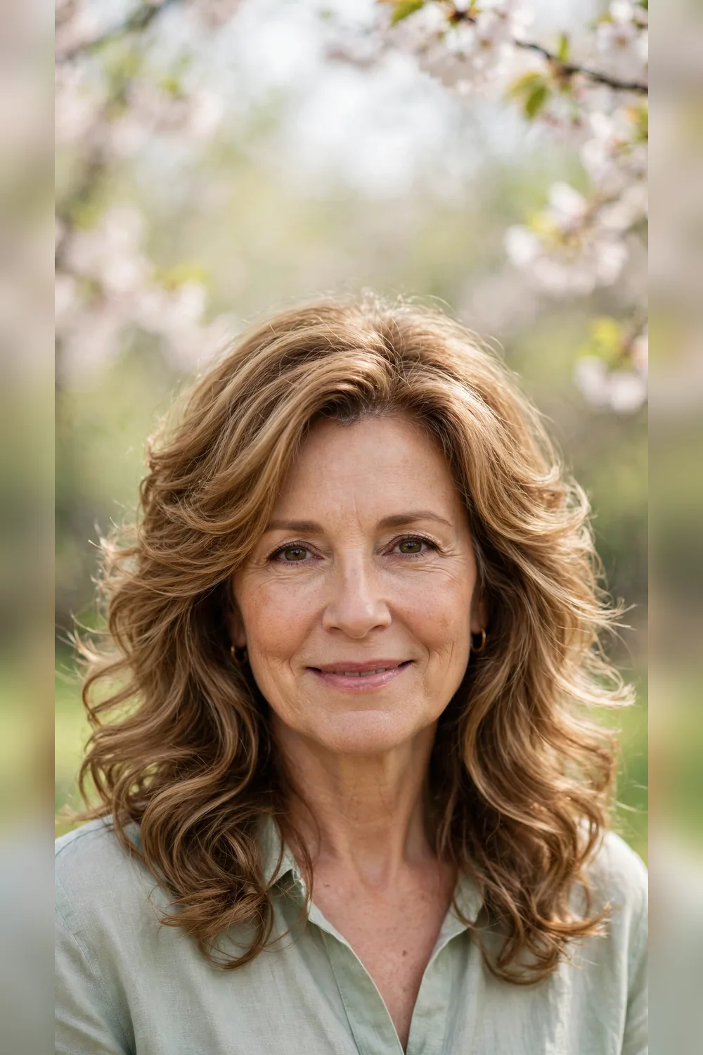 40 Spring Layered Haircuts for Women Over 50 with Curly Hair and Soft Shape That Feel Fresh, Flattering and Easy to Wear 2 Spring Layered Haircuts With Soft Waves