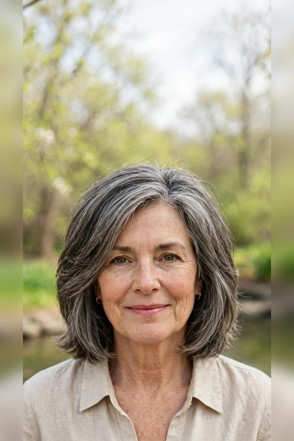 40 Spring Layered Haircuts for Women Over 50 with Curly Hair and Soft Shape That Feel Fresh, Flattering and Easy to Wear 4 Spring Layered Haircuts With a Lob Finish