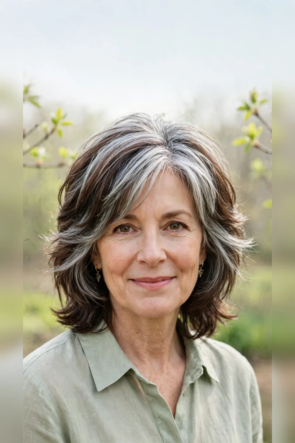 40 Spring Layered Haircuts for Women Over 50 with Curly Hair and Soft Shape That Feel Fresh, Flattering and Easy to Wear 6 Spring Layered Haircuts With Silver Tones