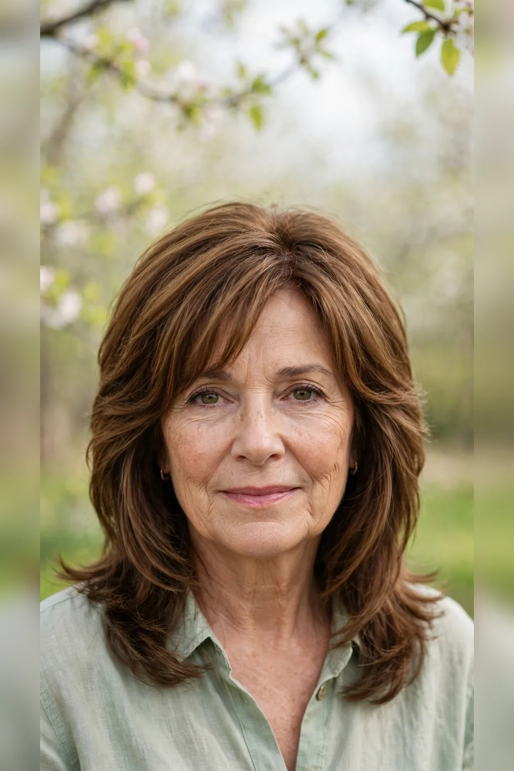 Spring Layered Haircuts With a Long Front