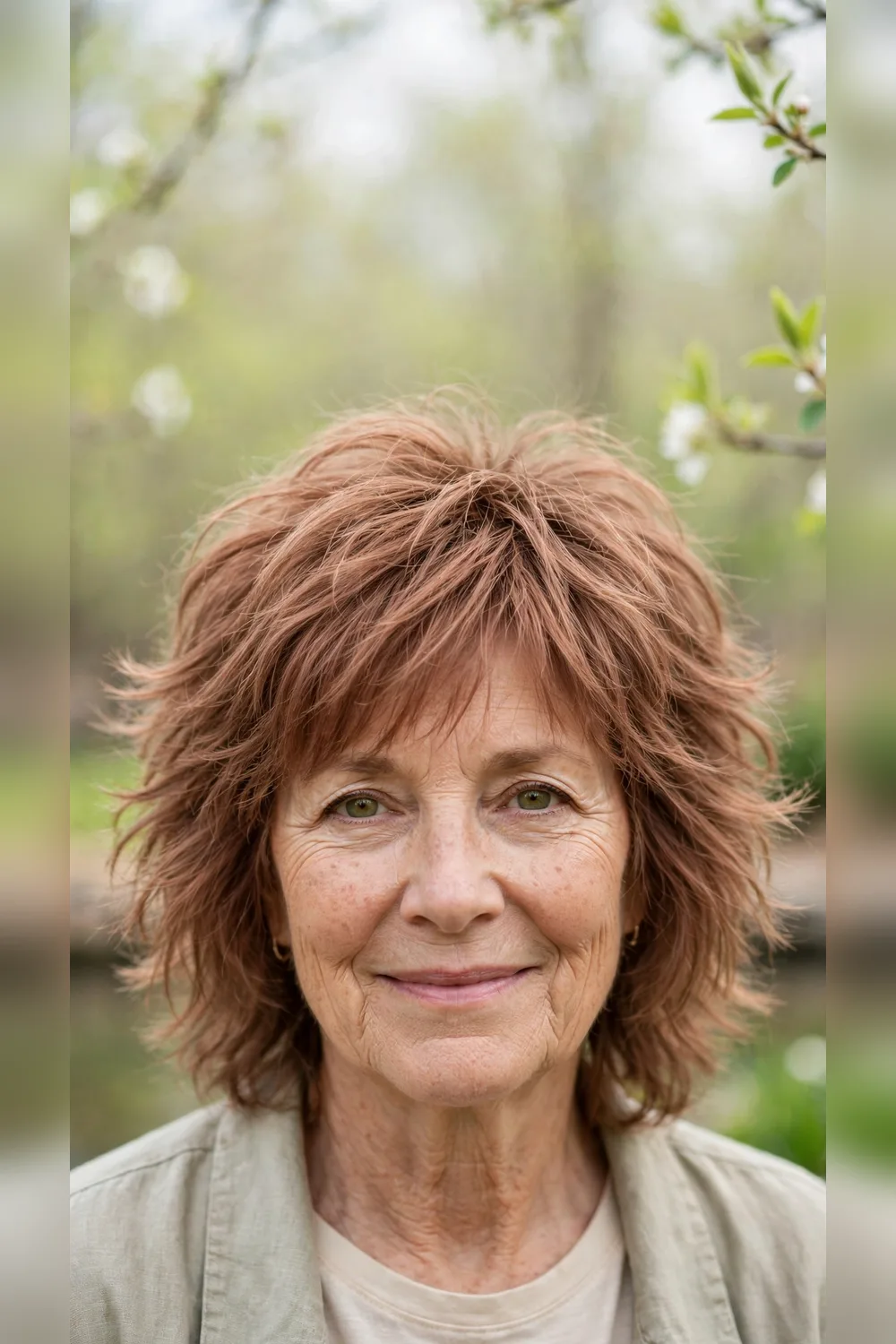 Spring Layered Haircuts With a Shag Finish