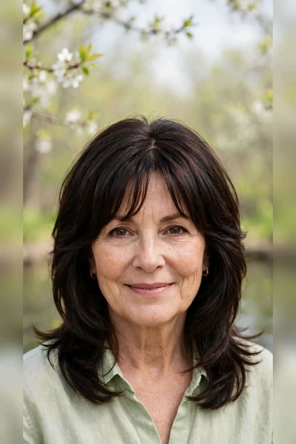 Spring Layered Haircuts With Curtain Bangs