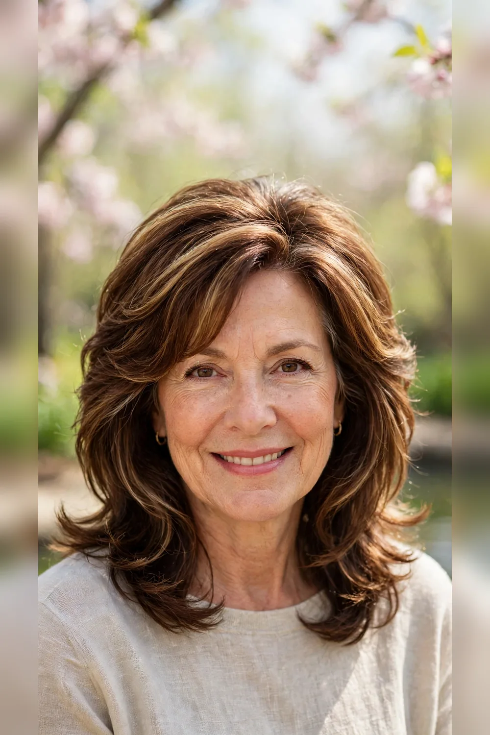 Spring Layered Haircuts With Warm Tones