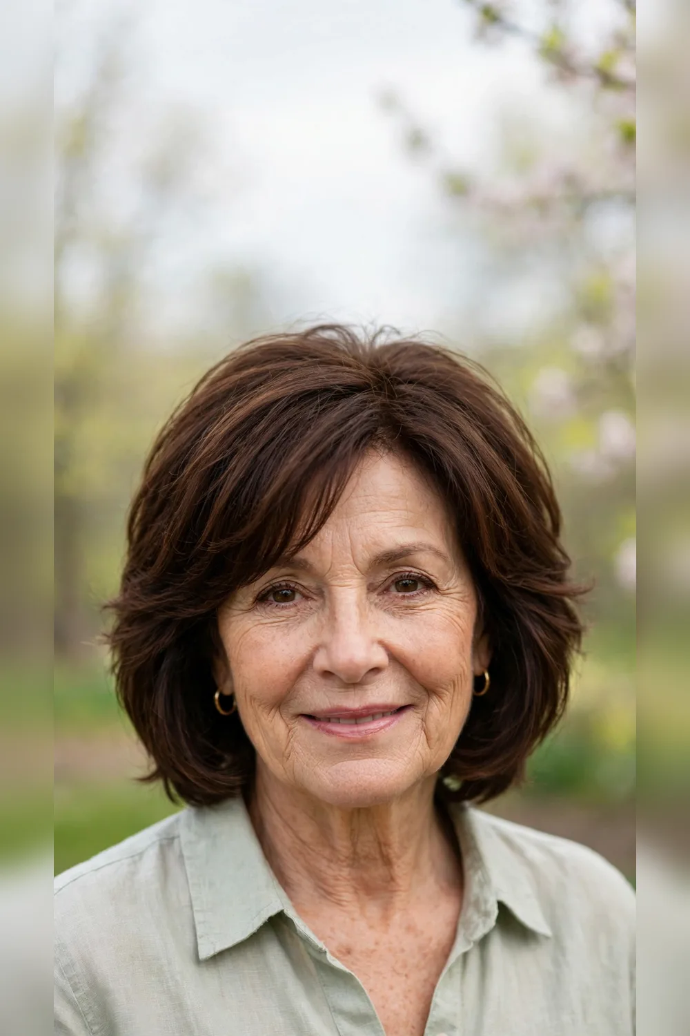 Spring Layered Haircuts With a Lob Finish