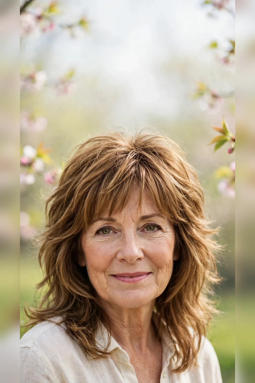 Spring Layered Haircuts With a Shaggy Edge
