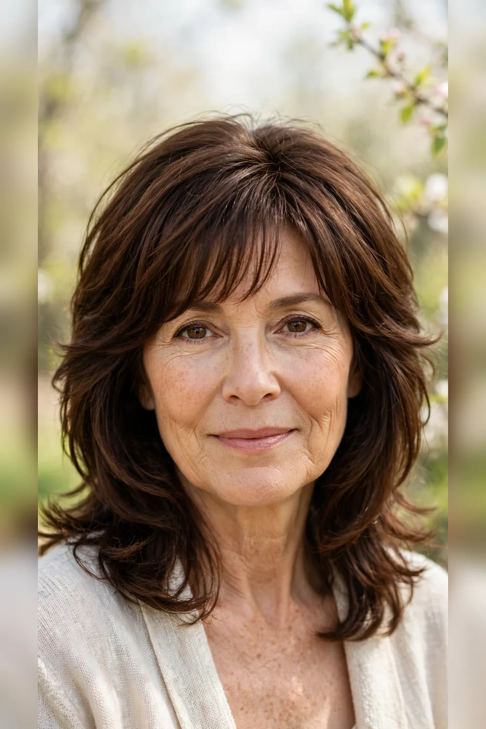 Spring Layered Haircuts With Soft Bangs
