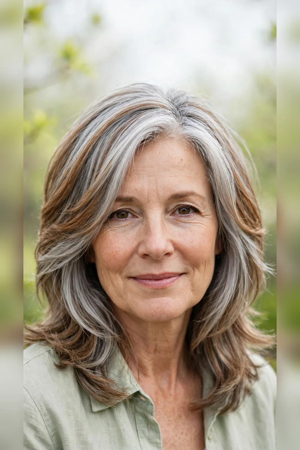 Spring Layered Haircuts With Silver Tones