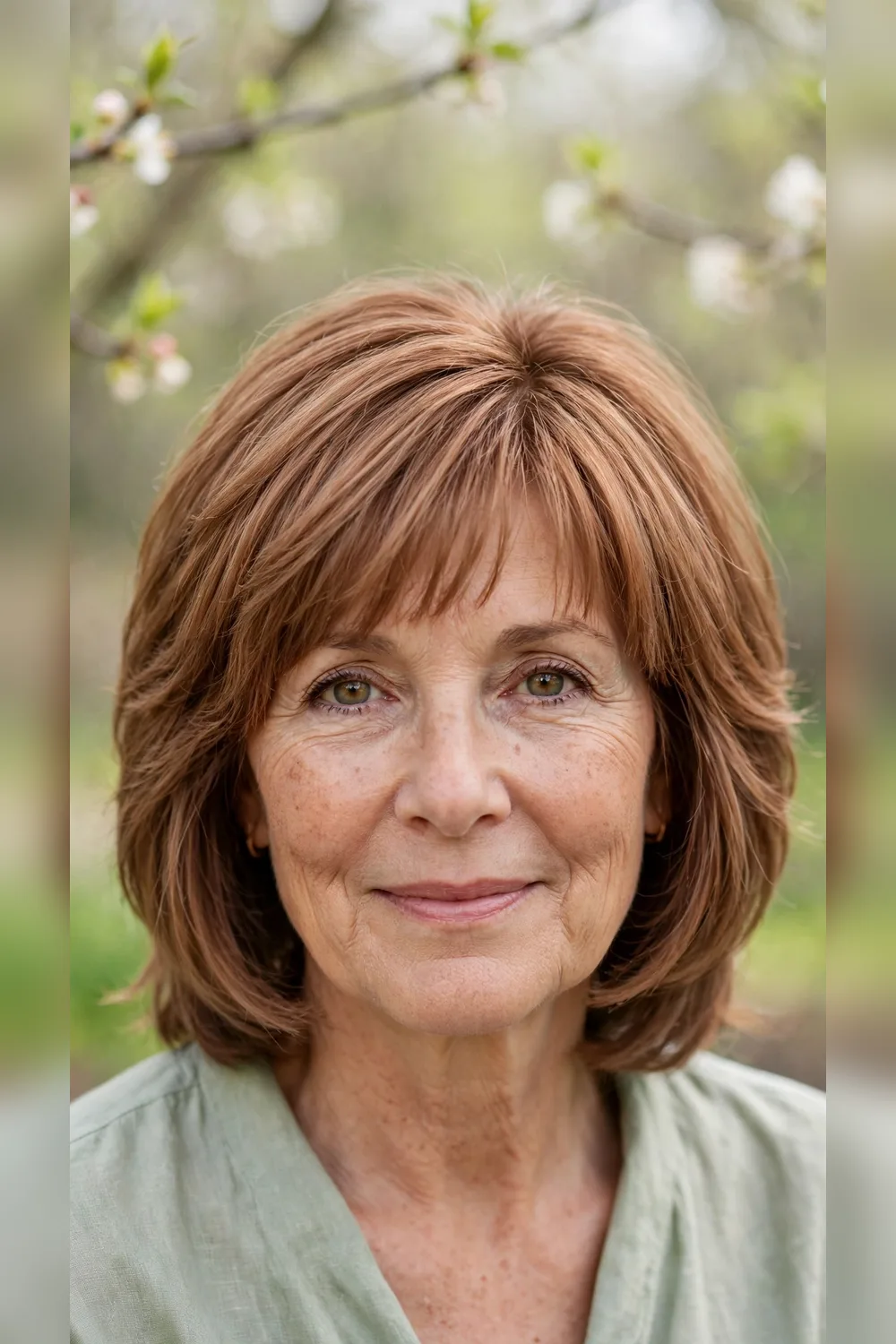 Spring Layered Haircuts With a Blunt Perimeter