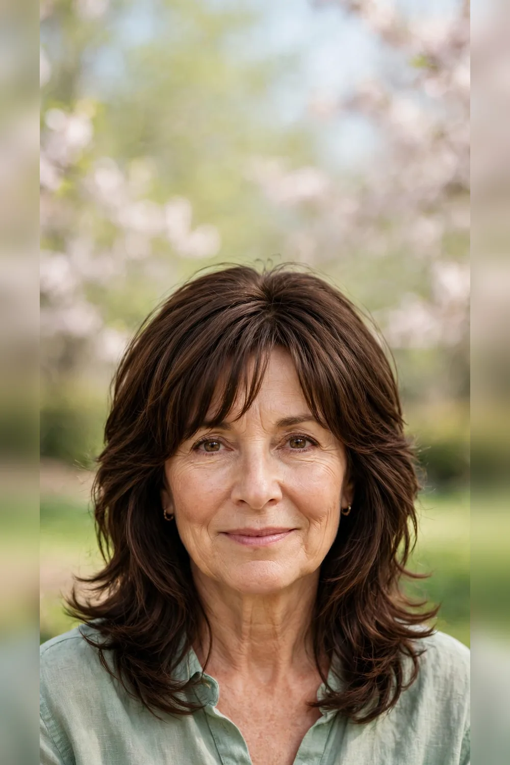 Spring Layered Haircuts With Curtain Bangs