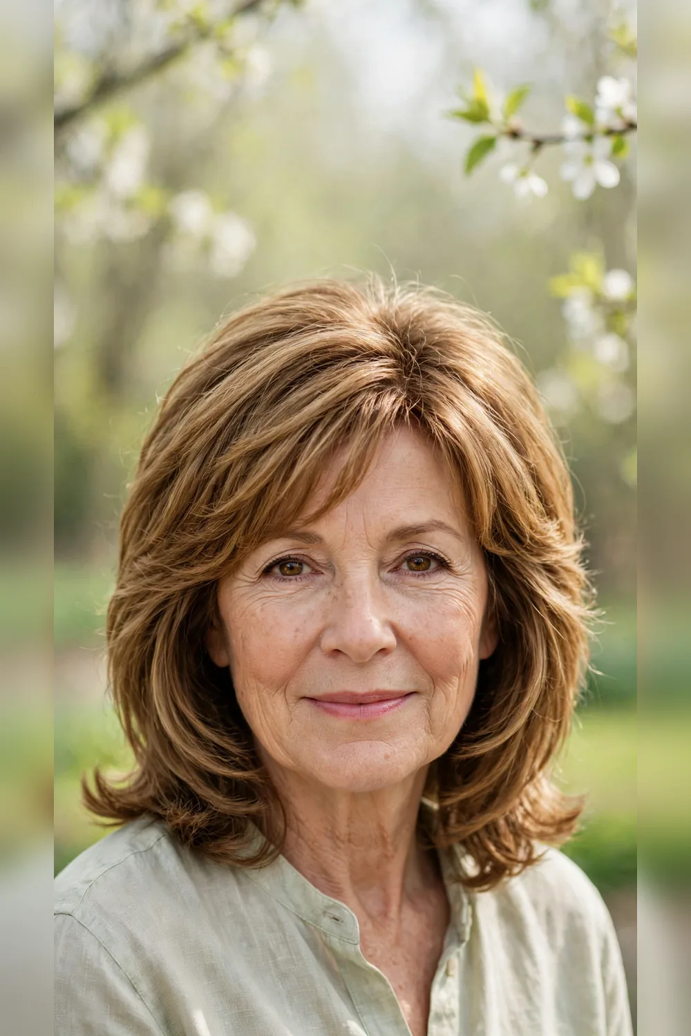 Spring Layered Haircuts With a Lob Finish