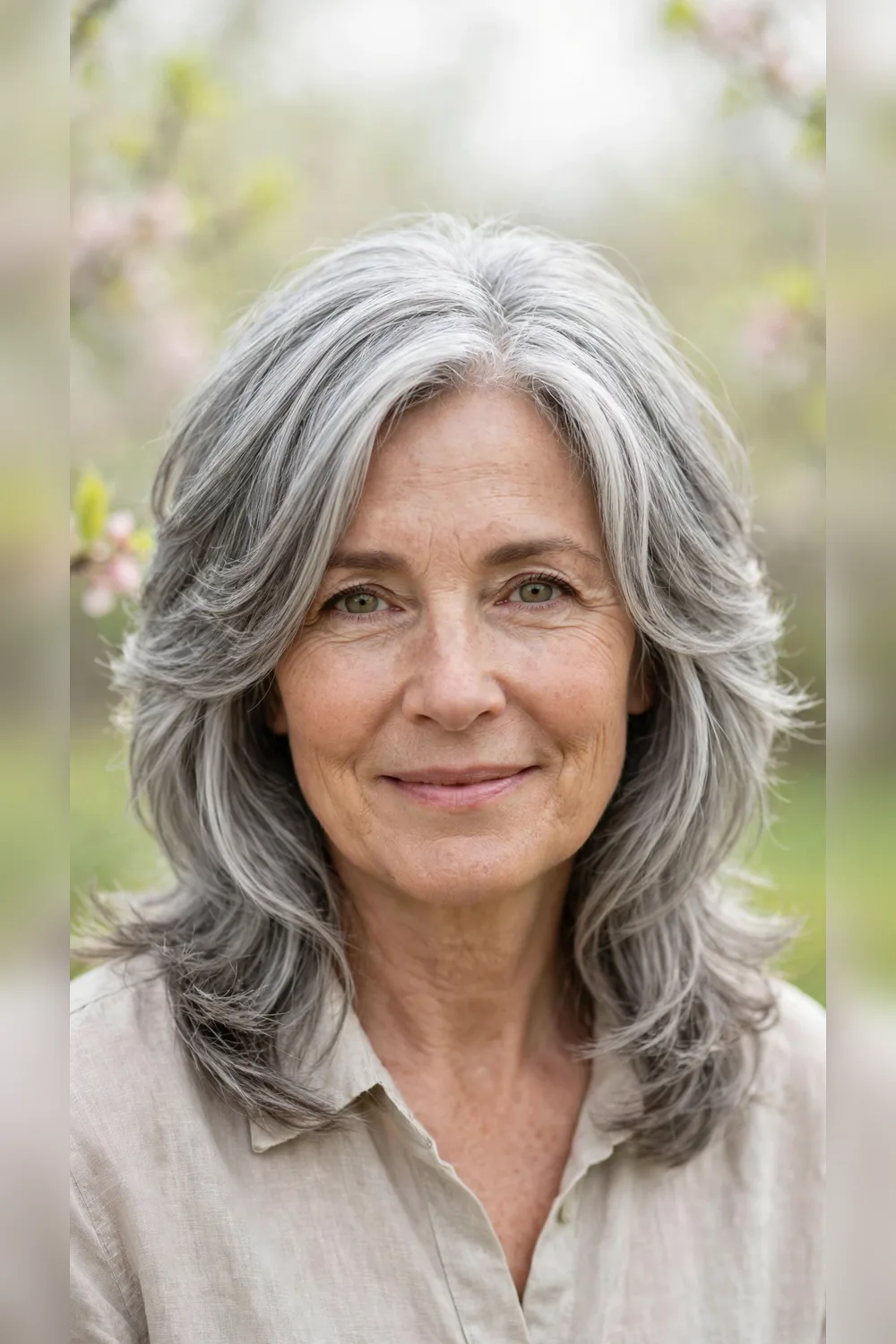 Spring Layered Haircuts With a Long Front