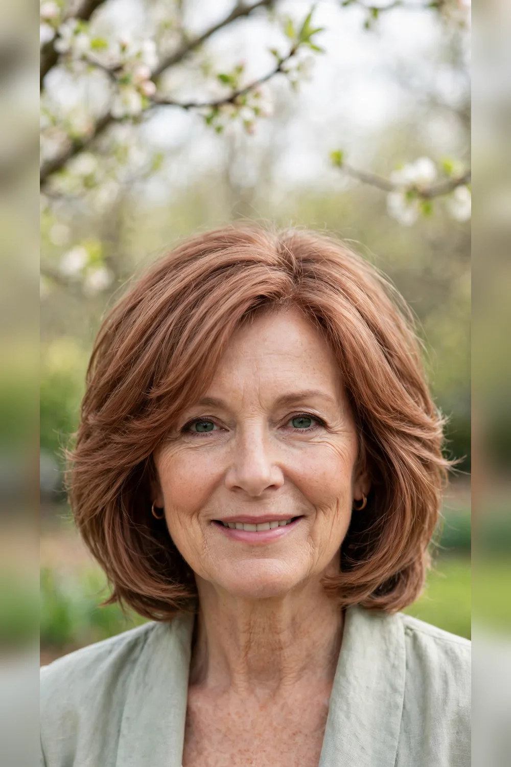 Spring Layered Haircuts With a Bob Finish