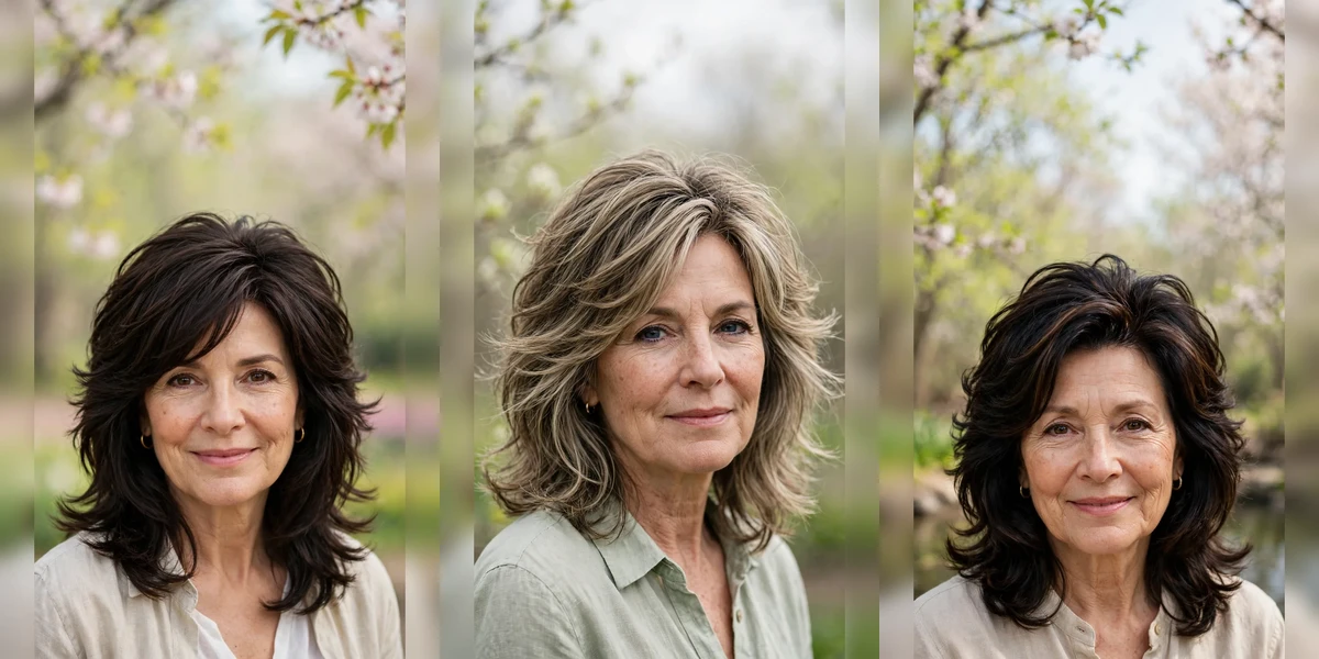50 Spring Layered Haircuts for Women Over 50 with Fine Hair and Volume That Feel Fresh, Flattering and Easy to Wear