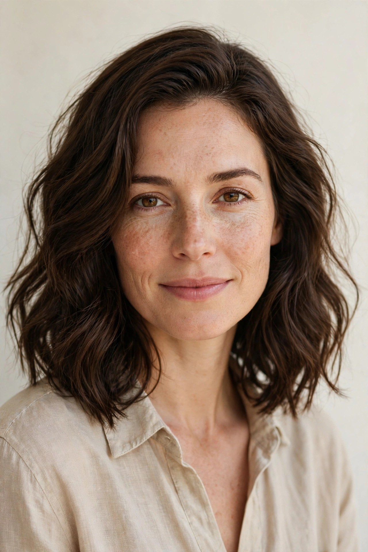 Espresso Wavy Long Bob