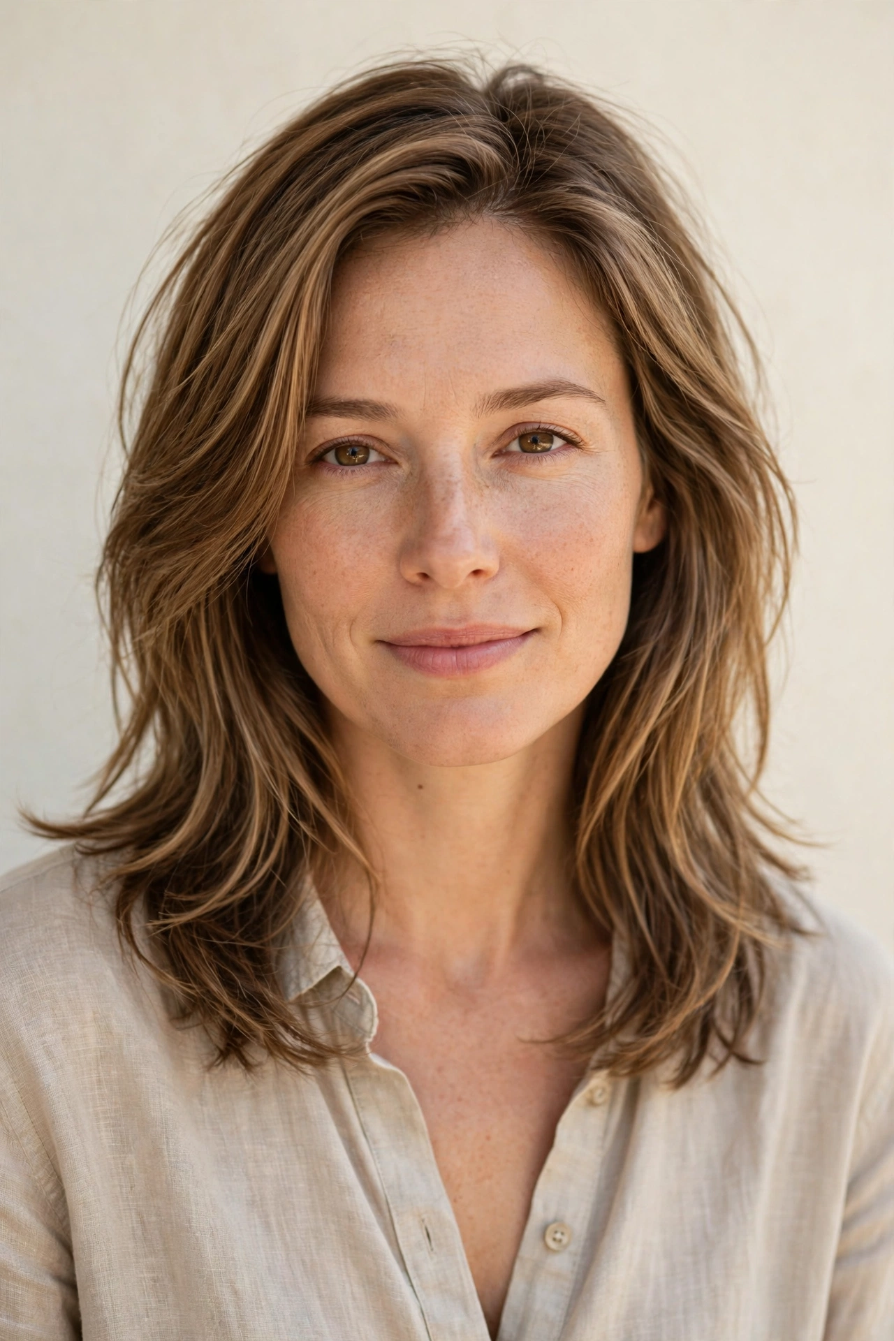 Light Brown Natural Layers