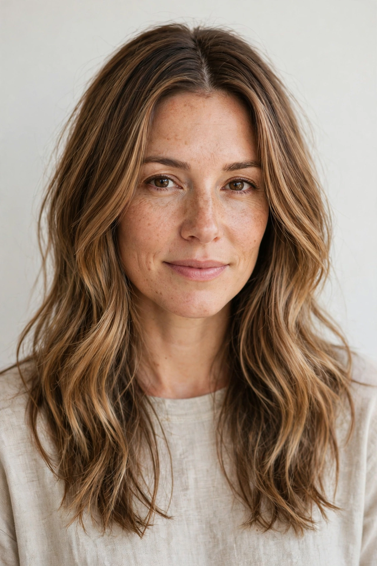 Caramel Balayage Layers