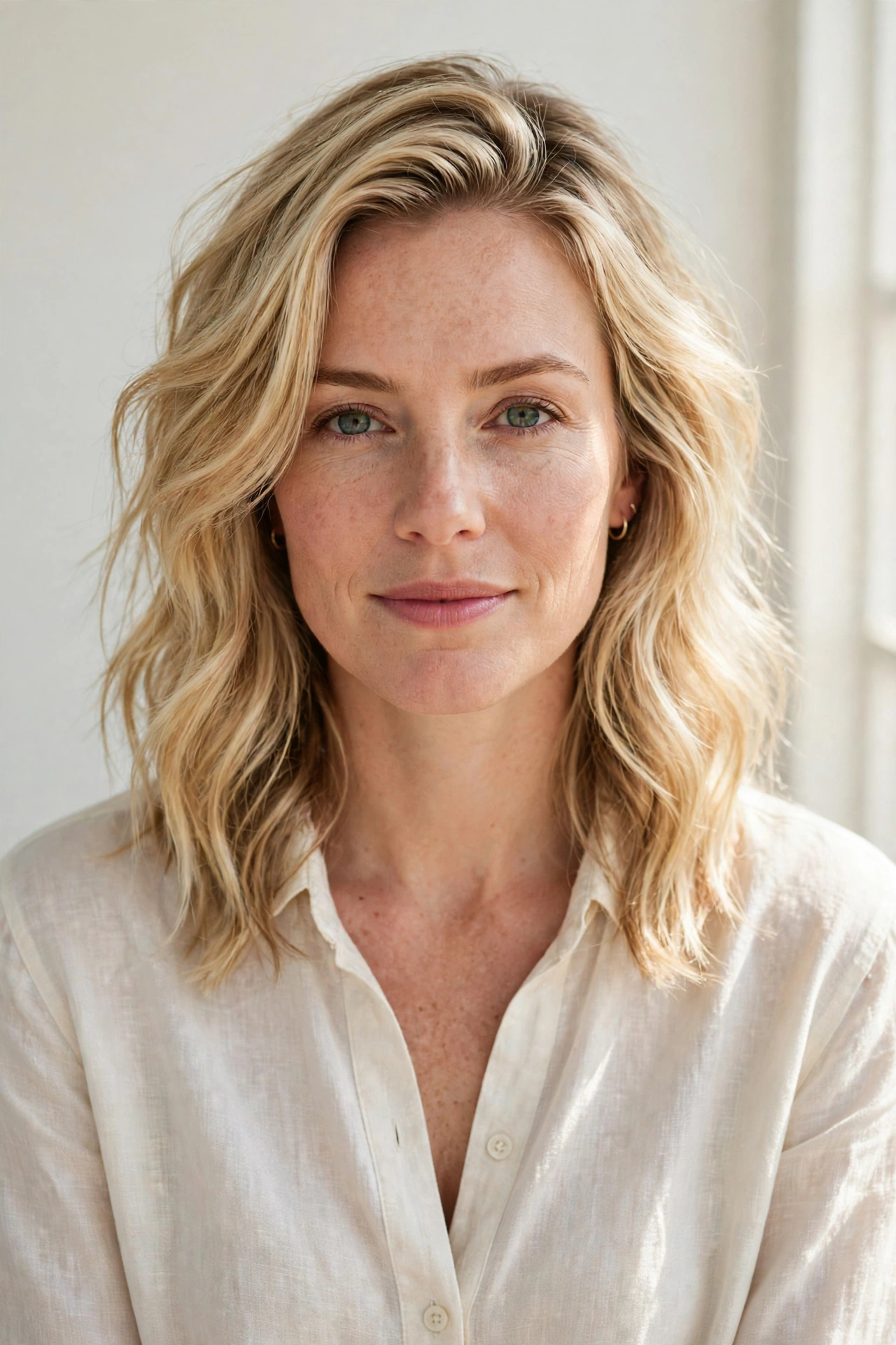 Sunlit Blonde Layers