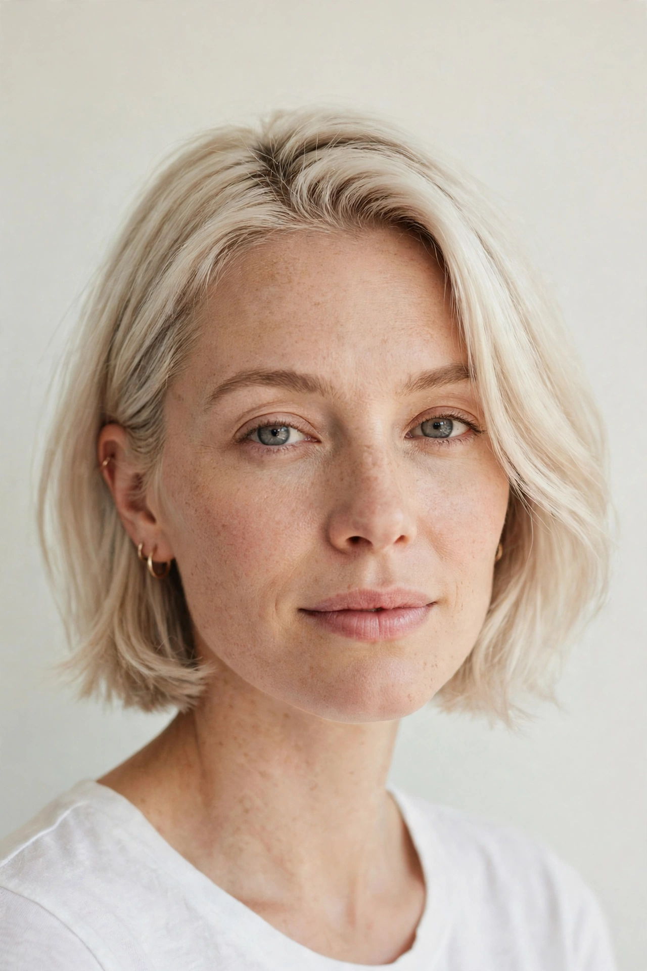 Platinum Blonde Short Wash and Go Bob