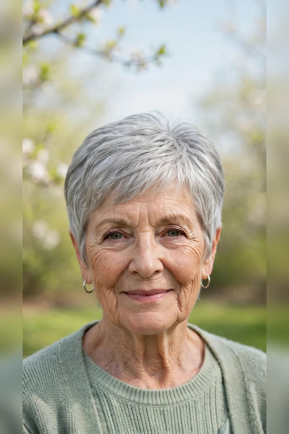 22 Spring Short Haircuts for Women Over 70 with a Side Swept Top That Feel Fresh, Flattering and Easy to Wear 10 Spring Short Haircuts With Natural Grey Shine