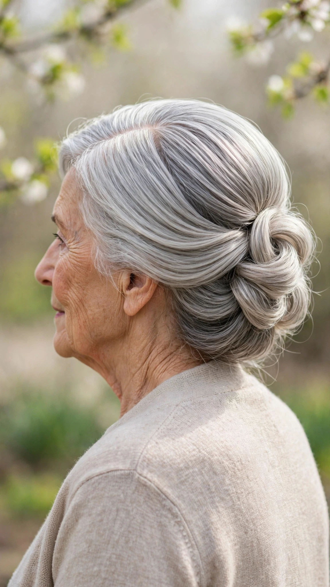 30 Spring updos for women over 70 with a soft bun and gentle volume That Are Chic, Fresh and Flattering 21 Spring Updos With A Soft Bun And Gentle Volume With A Sleek Straight Finish, A Centre Part With Soft Layers And A Glossy Shine Finish