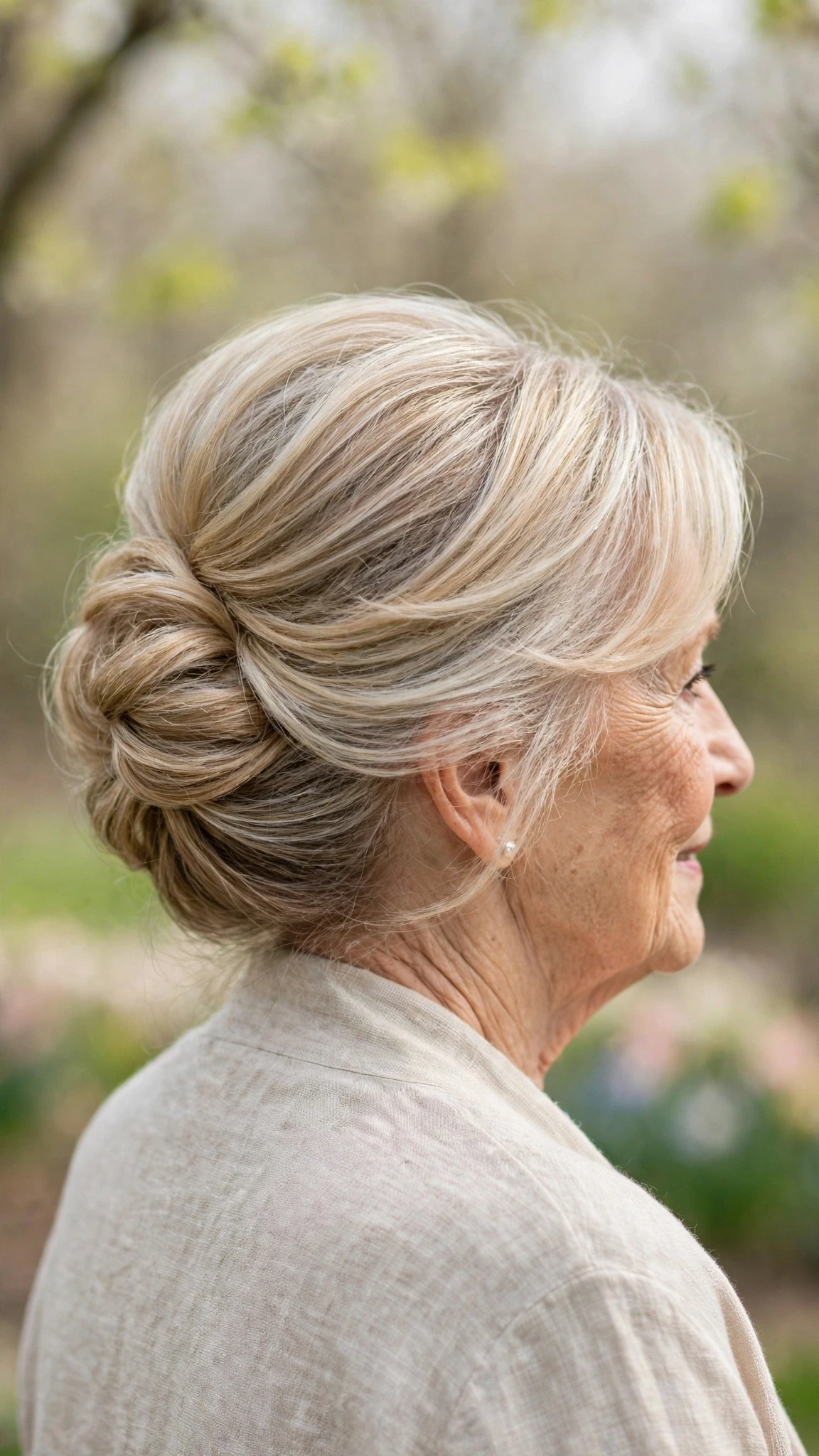 30 Spring updos for women over 70 with a soft bun and gentle volume That Are Chic, Fresh and Flattering 29 Spring Updos With A Soft Bun And Gentle Volume With A Sleek Straight Finish, Long Soft Layers And Delicate Blonde Dimension