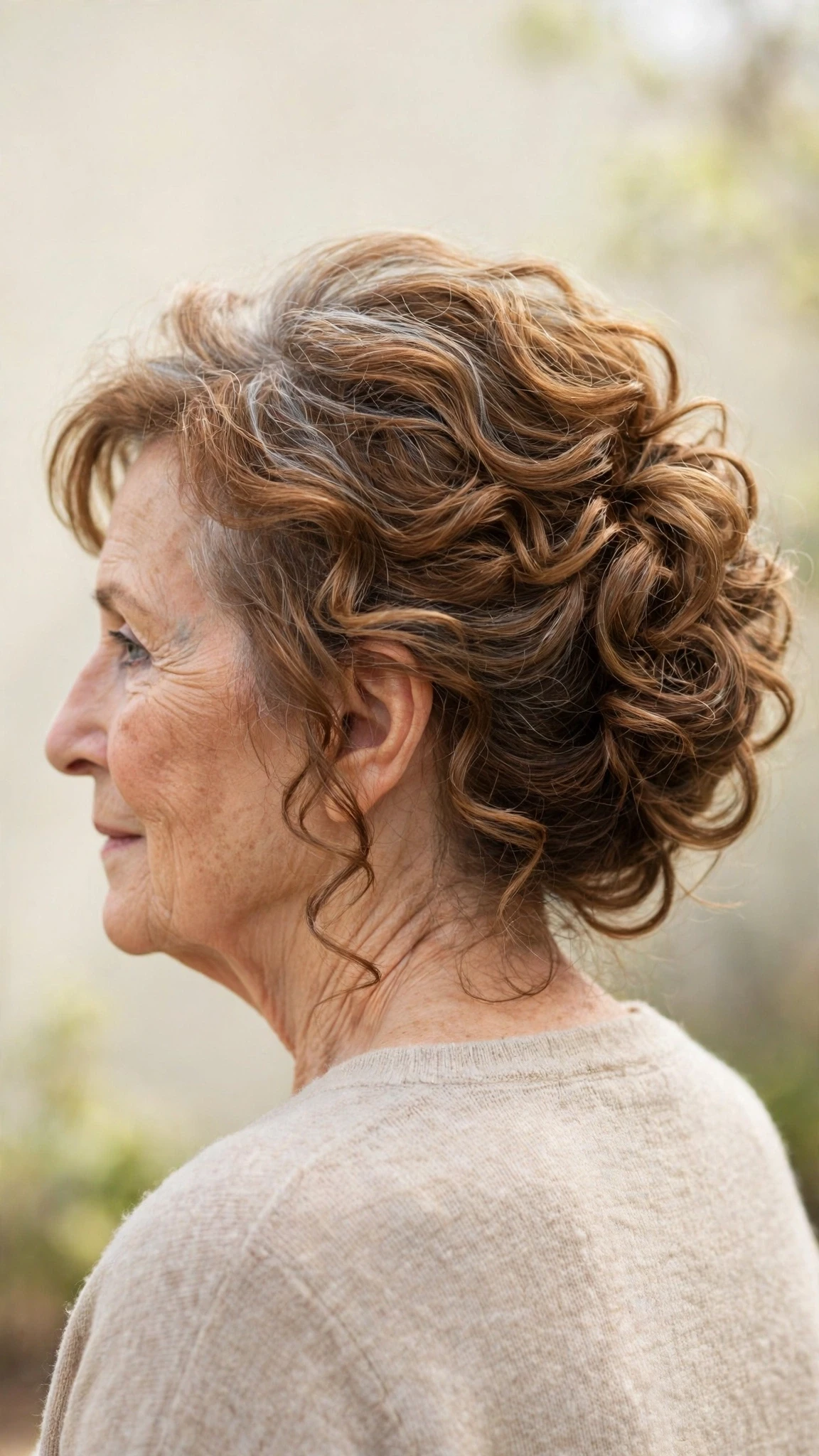 30 Spring updos for women over 70 with a soft bun and gentle volume That Are Chic, Fresh and Flattering 30 Spring Updos With A Soft Bun And Gentle Volume With Loose Romantic Curls, A Layered Shape That Moves And Warm Chestnut Warmth