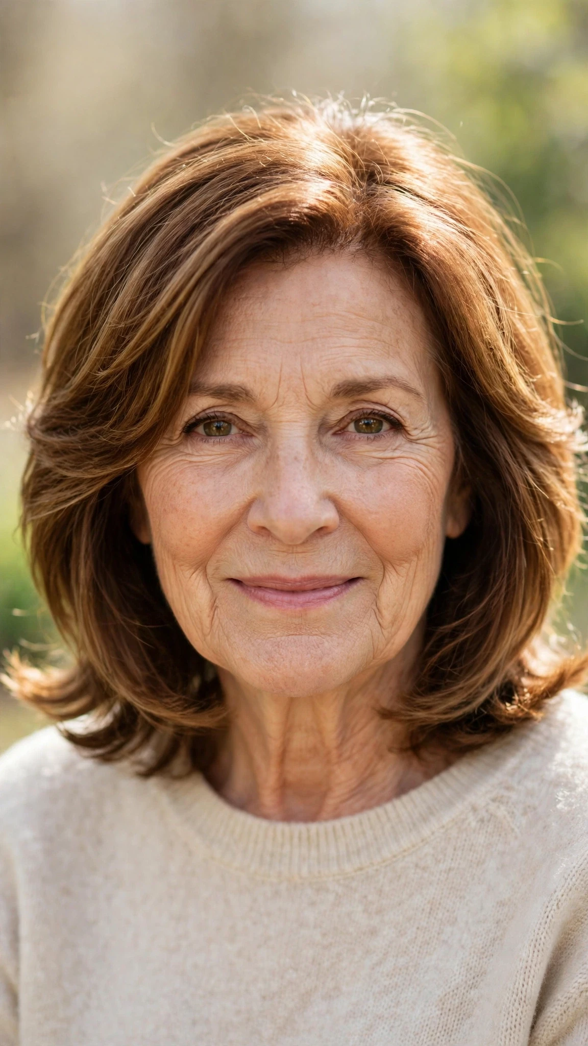 50 Sun kissed highlights for women over 60 with a layered bob and warm tones That Are Chic, Fresh and Flattering 8 Sun Kissed Highlights With A Layered Bob And Warm Tones With Soft Bends And Flicked Ends, Long Soft Layers And Warm Chestnut Warmth