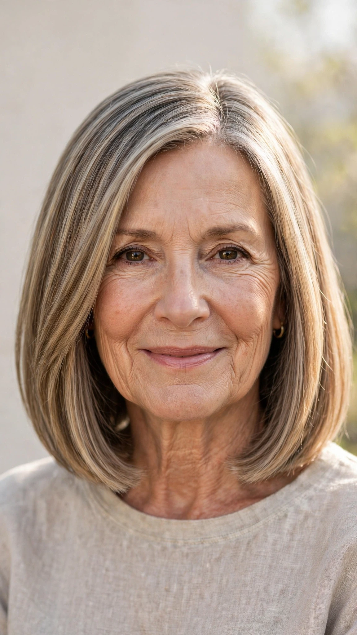 50 Sun kissed highlights for women over 60 with a layered bob and warm tones That Are Chic, Fresh and Flattering 22 Sun Kissed Highlights With A Layered Bob And Warm Tones With A Sleek Straight Finish, Subtle Internal Layers And Cool Ash Softness