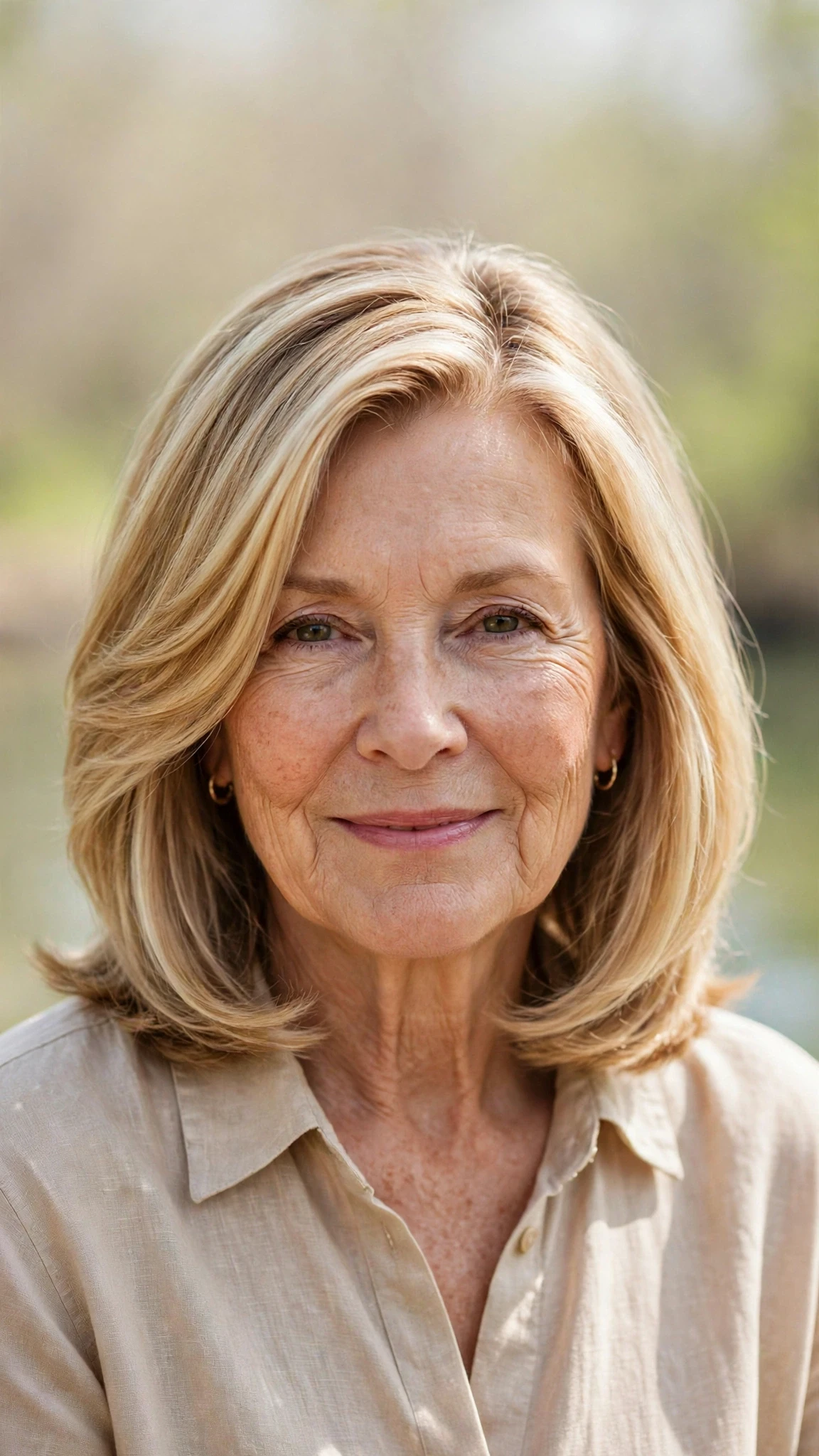 50 Sun kissed highlights for women over 60 with a layered bob and warm tones That Are Chic, Fresh and Flattering 29 Sun Kissed Highlights With A Layered Bob And Warm Tones With Silky Smooth Strands, A Deep Side Part And Delicate Blonde Dimension